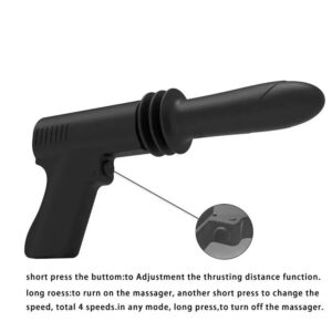 Simulated dildo pistol automatic telescopic cannon machine massage vibrator masturbator adult product